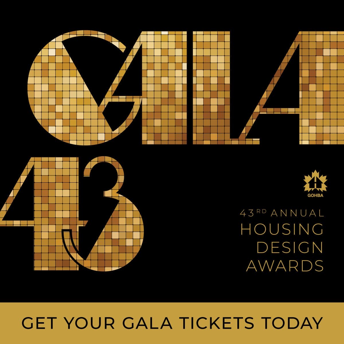 43rd Housing Design Awards Gala event graphic