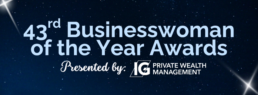 2026 Businesswoman of the Year Awards Gala event graphic