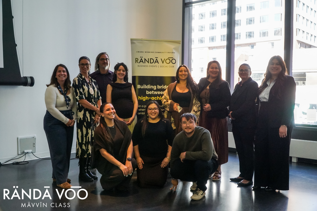 Adaawe Business Hub team and Indigenous entrepreneurs participating in MÄVVĪNCLASS The Capacity Room.