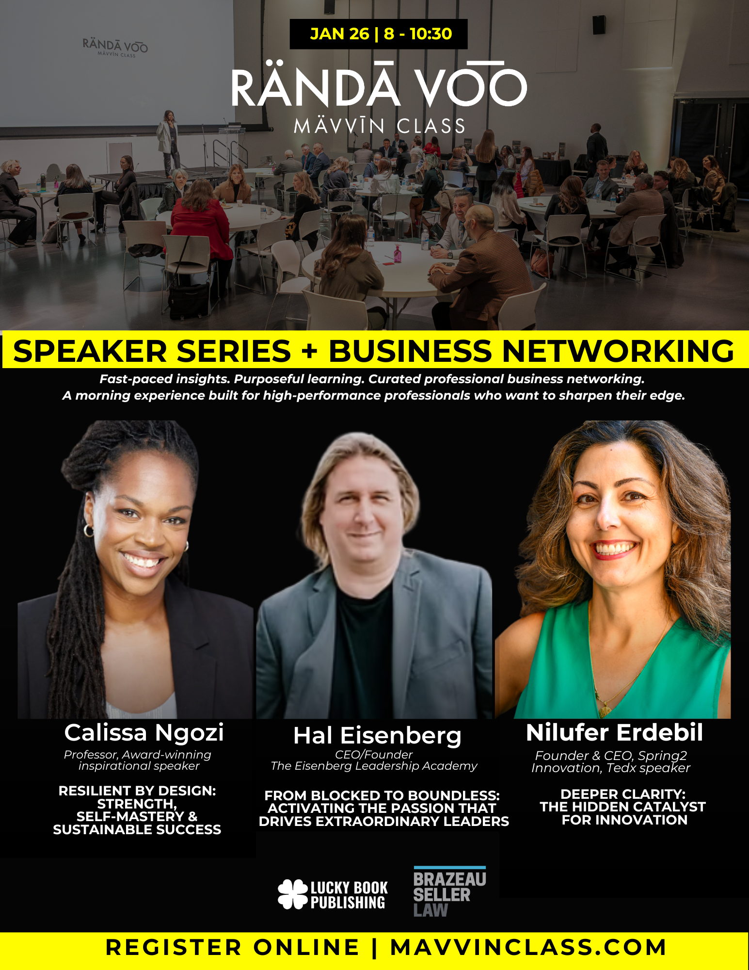 MÄVVĪNCLASS: Lead With Clarity, Purpose & Resilience event flyer