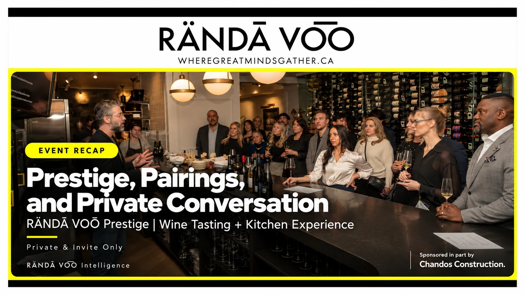 Prestige, Pairings, and Private Conversation — RÄNDĀ VO͞O Prestige wine tasting and kitchen experience.